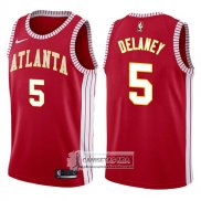 Camiseta Hawks Malcolm Delaney Classic 2017-18 Rojo