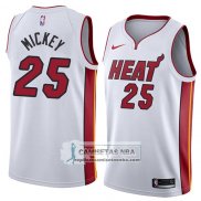 Camiseta Heat Jordan Mickey Association 2018 Blanco