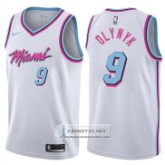 Camiseta Heat Kelly Olynyk Ciudad 2017-18 Blanco