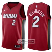 Camiseta Heat Wayne Ellington Statement 2017-18 Rojo