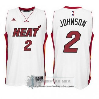 Camiseta Heats Johnson Blanco