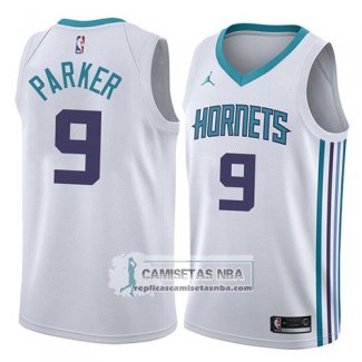 Camiseta Hornets Tony Parker Association 2018 Blanco