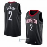 Camiseta Houston Rockets Demetrius Jackson Statement 2018 Negro