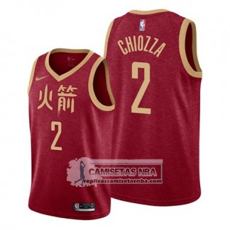 Camiseta Houston Rockets Houston Rockets Ciudad Rojo