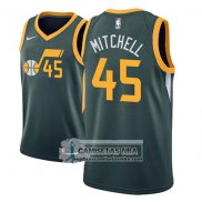 Camiseta Jazz Donovan Mitchell Earned 2018-19 Verde