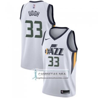 Camiseta Jazz Ekpe Udoh Association 2017-18 Blanco