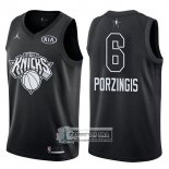 Camiseta All Star 2018 Knicks Kristaps Porzingis Negro
