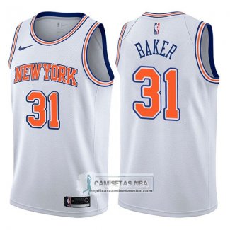 Camiseta Knicks Ron Baker Statement 2017-18 Blanco