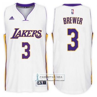 Camiseta Lakers Corey Brewer Alternate 2017-18 Blanco