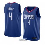 Camiseta Los Angeles Clippers Jamychal Verde Icon 2018 Azul