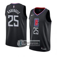 Camiseta Los Angeles Clippers Mfiondu Kabengele Statement 2019 Negro