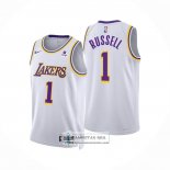 Camiseta Los Angeles Lakers D'Angelo Russell NO 1 Association 2022-23 Blanco