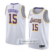 Camiseta Los Angeles Lakers Demarcus Cousins Association 2019-20 Blanco