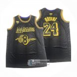 Camiseta Los Angeles Lakers Kobe Bryant NO 8 24 Negro1