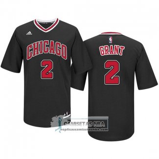 Camiseta Manga Corta Bulls Jerian Grant Negro