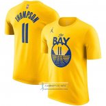 Camiseta Manga Corta Golden State Warriors Klay Thompson Statement Amarillo