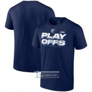 Camiseta Manga Corta Memphis Grizzlies 2023 NBA Playoffs Azul