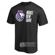 Camiseta Manga Corta Sacramento Kings Whole New Game Negro