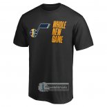 Camiseta Manga Corta Utah Jazz Whole New Game Negro