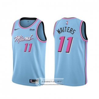 Camiseta Miami Heat Dion Waiters Ciudad 2019-20 Azul