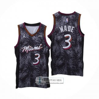 Camiseta Miami Heat Dwyane Wade Fashion Royalty Negro