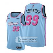 Camiseta Miami Heat Jae Crowder Ciudad 2019-20 Azul