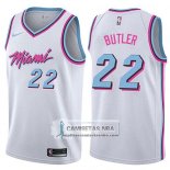 Camiseta Miami Heat Jimmy Butler Ciudad 2019 Blanco