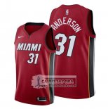 Camiseta Miami Heat Ryan Anderson Statement Rojo