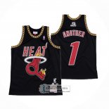 Camiseta Miami Heat x DJ Khaled x Mitchell & Ness Negro