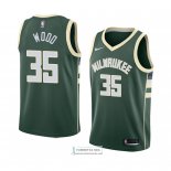 Camiseta Milwaukee Bucks Christian Wood Icon 2018 Verde