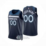Camiseta Minnesota Timberwolves Personalizada Icon 2024-25 Azul