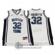 Camiseta NCAA Brigham Young Fredette Blanco