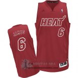 Camiseta Navidad Heats James 2012 Rojo