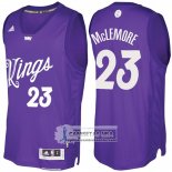 Camiseta Navidad Kings Ben Mclemore 2016 Purpura