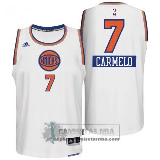 Camiseta Navidad Knicks Anthony 2014 Blanco