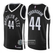 Camiseta Nets Dante Cunningham Ciudad 2017-18 Negro