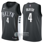 Camiseta Nets Jahlil Okafor Statement 2017-18 Negro