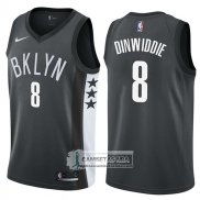 Camiseta Nets Spencer Dinwiddie Statement 2017-18 Negro