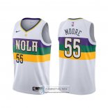 Camiseta New Orleans Pelicans E'twaun Moore Ciudad Blanco