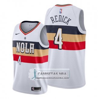 Camiseta New Orleans Pelicans J.j. Redick Ciudad Blanco