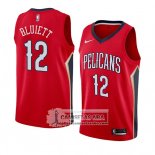 Camiseta New Orleans Pelicans Trevon Bluiett Statement 2018 Rojo