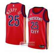 Camiseta New Orleans Pelicans Trey Murphy Iii NO 25 Statement 2023-24 Rojo