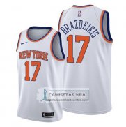 Camiseta New York Knicks Iggy Brazdeikis Association 2019-20 Blanco