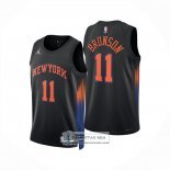 Camiseta New York Knicks Jalen Brunson NO 11 Statement 2025-26 Negro