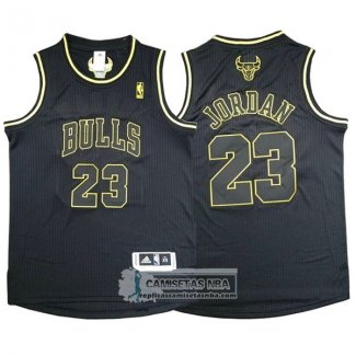 Camiseta Nino Bulls Jordan Negro