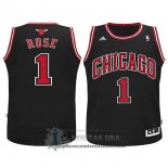 Camiseta Nino Bulls Rose Negro