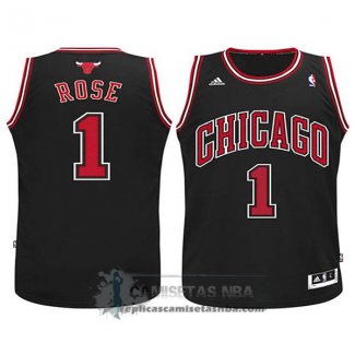 Camiseta Nino Bulls Rose Negro