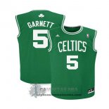 Camiseta Nino Celtics Garnett Verde