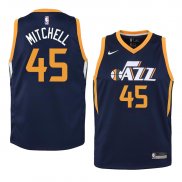 Camiseta Nino Jazz Donovan Mitchell Icon 2017-18 Azul