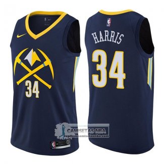 Camiseta Nuggets Devin Harris Ciudad 2017-18 Azul